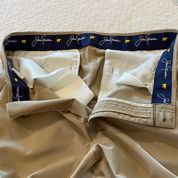 Jack Nicklaus Men’s Tan Pants Chinos Golf Country Club preppy workwear casual - Picture 14 of 16